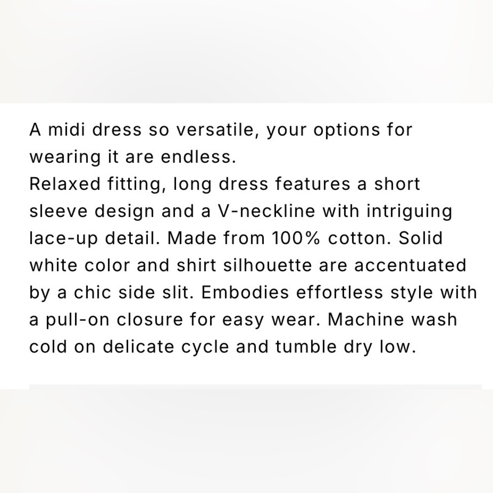 NWT LNA White Lace-Up Midi Swim Cover Up - Picture 11 of 11
